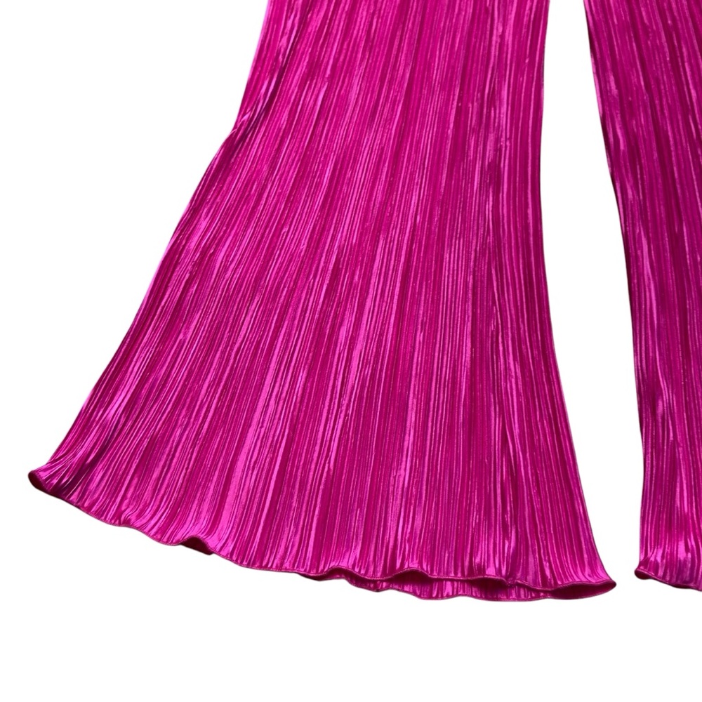 NWOT Altar’d State Plisse Pant Wide Leg Crinkle M - Picture 4 of 12